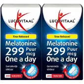 Lucovitaal 2x Melatonine Puur 0,299mg Time Released 200 tabletten