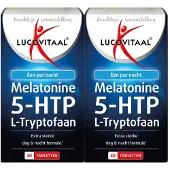 Lucovitaal 2x Melatonine 5-htp L-tryptofaan 30 Tabletten