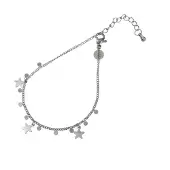 Go Dutch Label Day&Eve Armband Stars on the Side | Zilver