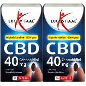 Lucovitaal 2x CBD 40 mg capsules 30 capsules