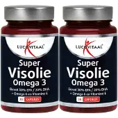 Lucovitaal 2x Super Visolie Omega 3-6 30 capsules