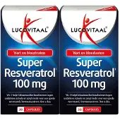 Lucovitaal 2x Super Resveratrol 100 mg 30 capsules