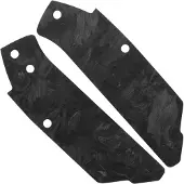 Flytanium Arcade Carbon Fiber Inlay Set - Shredded handle scales
