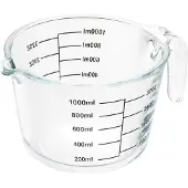 GEFU Maatbeker Dimenso Transparant 1000 ml