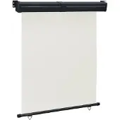vidaXL Balkonscherm 145x250 cm crèmekleurig