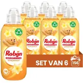 Robijn Zomerfruit Wasverzachter - 6 x 26 wasbeurten - Voordeelverpakking