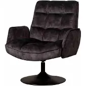 Tower Living Tropea coffeechair - Dark grey (Grijs, 83x95x87cm)