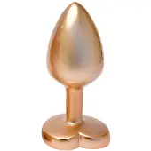 Dream Toys - Silver plug - Aluminium buttplug met siersteen