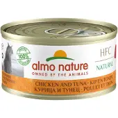 Almo Nature HFC - Kattenvoer - Tonijn & Kip - 15x70gr