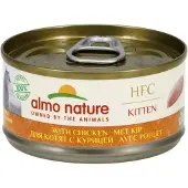 Almo Nature cat kitten kip kattenvoer - 24x 70g