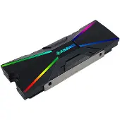 Xilence M2SSD.B.ARGB M.2 2280 SSD PCIe NVMe/SATA Koeler, 3PIN ARGB 5V, Passief