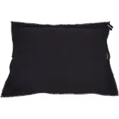 Lex & Max Lex &amp; Max hondenkussen Rectangle Raw Uni Black 100 cm