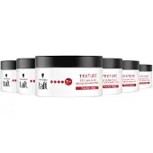 Taft - Carbon Force Fibre Paste - Haarstyling - Haarwax - Sterke Fixatie - Semi-matte Finish - Voordeelverpakking - 6x 100ml