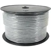 Goobay CAT 6 netwerkkabel, U/UTP, AWG 24/7, gevlochten, PVC, grijs, 100 meter