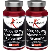 Lucovitaal 2x Glucosamine Curcumine 1500/40mg 60 capsules