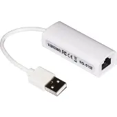 Link Accessori LKCONV07 tussenstuk voor kabels USB RJ45 Wit