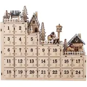 Bloomingville Richie kerstkalender 33x38 cm Natuur
