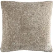 Tiseco - Kussen (gevuld) JULIE - Afneembare hoes - 45x45 cm, taupe