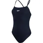 Speedo Eco Endurance+ Thinstrap Swimsuit Blauw UK 36 Vrouw