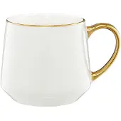 Ambition Koninklijke Porseleinen Mok 460 ml - Elegant Goud Design