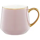 Ambition Koninklijke Mok 460ml - Pastel Paars met Gouden Accent