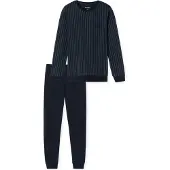 Schiesser Pyjama Long nightblue 182025 56/XXL