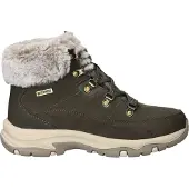 SKECHERS Veterlaarsjes 'Trego' beige / goud / grijs / olijfgroen