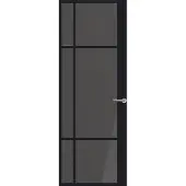 Svedex Binnendeuren Front FR501 Zwart Rookglas | Afgelakt met Superlak | Deurengigant.nl