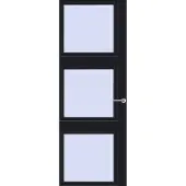 Svedex Binnendeuren Cameo CE106 zwart Blank facetglas | Afgelakt met Superlak | Deurengigant.nl