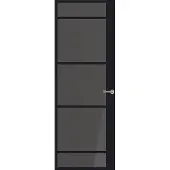 Svedex Binnendeuren Front FR517 Zwart Rookglas | Afgelakt met Superlak | Deurengigant.nl