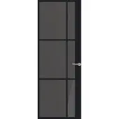 Svedex Binnendeuren Front FR504 Zwart Rookglas | Afgelakt met Superlak | Deurengigant.nl