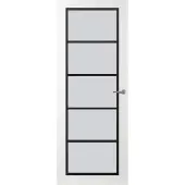 Svedex Binnendeuren Front FR516 Wit Zwart Satijnglas | Afgelakt met Superlak | Deurengigant.nl
