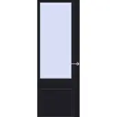 Svedex Binnendeuren Cameo CE104 zwart Blank facetglas | Afgelakt met Superlak | Deurengigant.nl