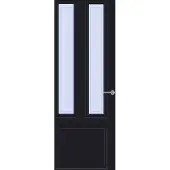 Svedex Binnendeuren Cameo CE131 zwart Blank facetglas | Afgelakt met Superlak | Deurengigant.nl