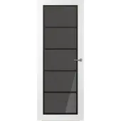 Svedex Binnendeuren Front FR516 Wit Zwart Rookglas | Afgelakt met Superlak | Deurengigant.nl