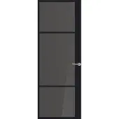 Svedex Binnendeuren Front FR515 Zwart Rookglas | Afgelakt met Superlak | Deurengigant.nl