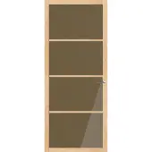 Svedex Binnendeuren NDB900 Licht Eiken Brons glas | Afgelakt met Superlak | Deurengigant.nl