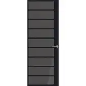 Svedex Binnendeuren Front FR519 Zwart Rookglas | Afgelakt met Superlak | Deurengigant.nl