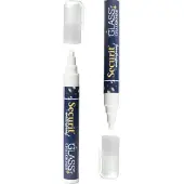 Securit Watervaste krijtstift voor glas en krijtbord - set van 2x - platte punt - 2-6 mm - Krijtstiften