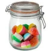 Le Parfait 2x Luchtdichte weckpot transparant glas 0.5 liter - Weckpotten