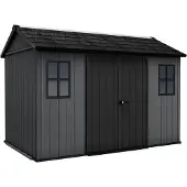 Keter Newton 1175 Tuinhuis - 230x350x246cm - Grijs