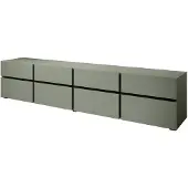 Meubella TV-Meubel Cainan - Groen - 225 cm