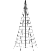 Twinkly Licht Boom voor buiten Wit en Kleur - 2m hoog