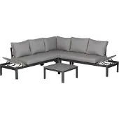 Intergard Aluminium loungeset Leroy 5 personen