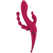 Gender X Zwarte Dildo Gender X Four by Four Rood
