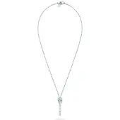 Philipp Plein Ketting zilver / transparant