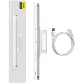 Baseus Lampa Magnetyczna Magnetic Stepless Pro, Z Panelem Dotykowym (Biała)