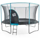Tp Toys Trampoline 427 cm genius 14 met veiligheidsnet zwart/