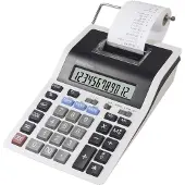 Rebell printcalculator - PDC20-WB - wit-zwart - RE-PDC20-WB