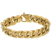 Ixxxi Men Stalen Armband England Goud